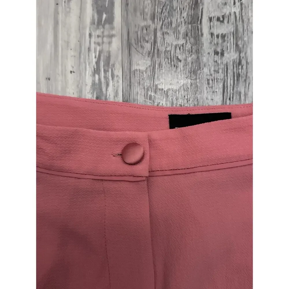 Emporio Armani Dress Pants Women’s Size 6 Straight Pockets Trousers Salmon Pink - Picture 6 of 7